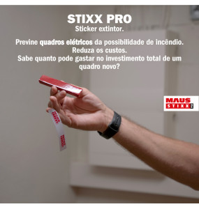 MAUS STIXX PRO - Fire Suppression Sticker